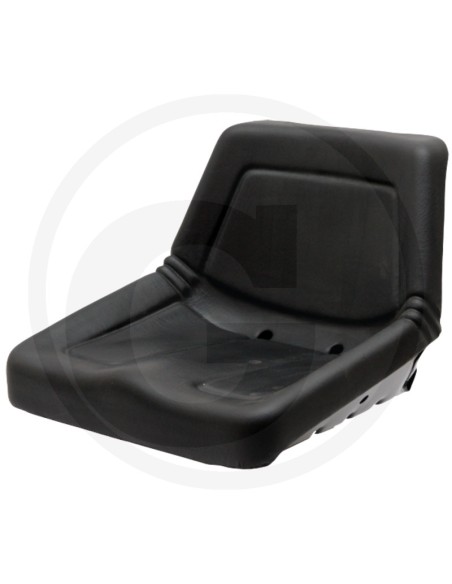Siège pour tracteur tondeuse en PVC noir
