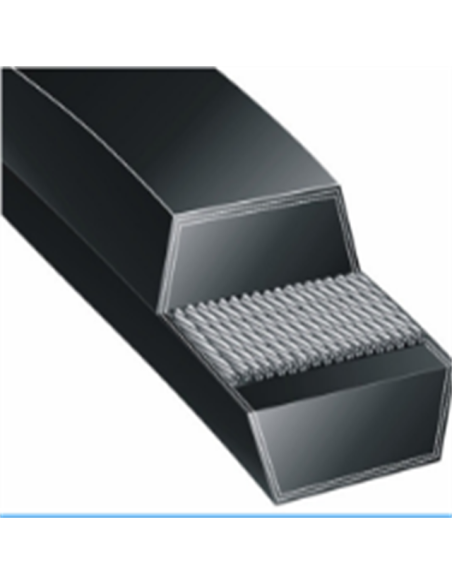 Courroie profil AA - Li 2732 mm 13 x 10 - AA108