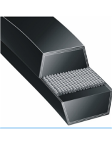 Courroie profil AA - Li 2376 mm 13 x 10 - AA94