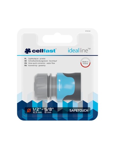 Raccord rapide SAFETOUCH IDEAL™ 12,5 - 15 mm