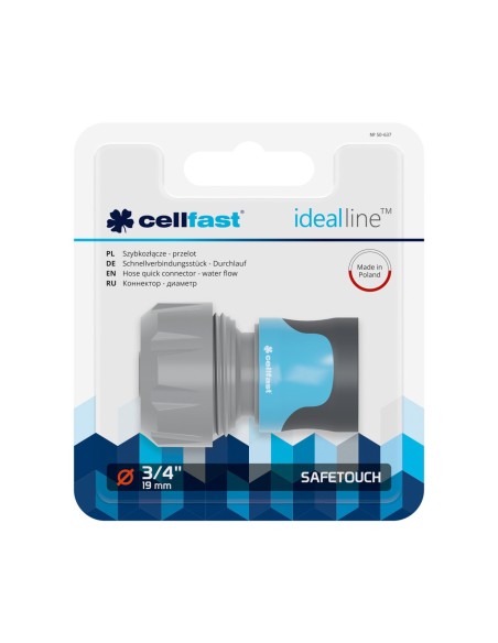 Raccord rapide SAFETOUCH IDEAL™ 19 mm
