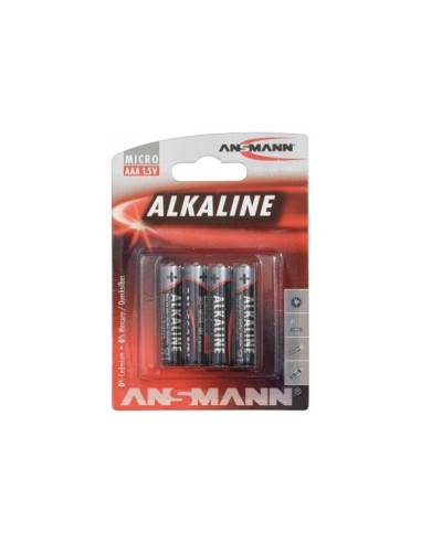 Lot de 4 piles alcalines 1,5 V AAA / LR03