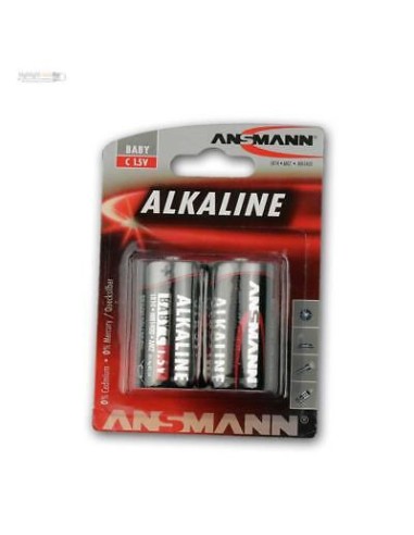 Lot de 2 piles alcalines 1,5 V Baby C / LR14