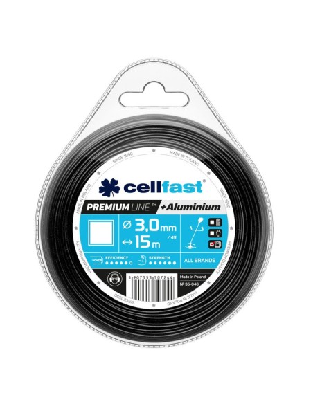 Fils de coupe pour débroussailleuse PREMIUM – carré Ø 3,0 mm 15 m