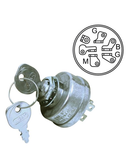 Contacteur d'allumage pour John Deere AM38227