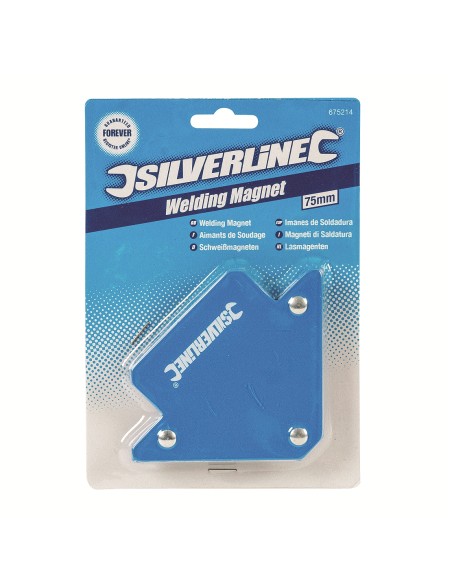 Aimant de soudeur 75 mm / 8.5 kg - Silverline
