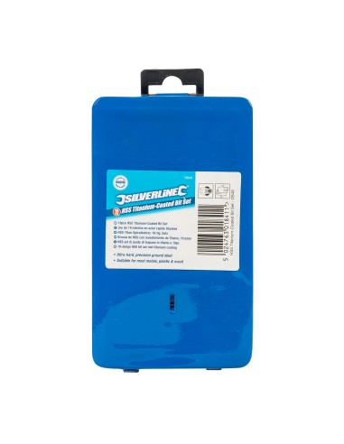 Mèches en acier rapide HSS titané, coffret 19...