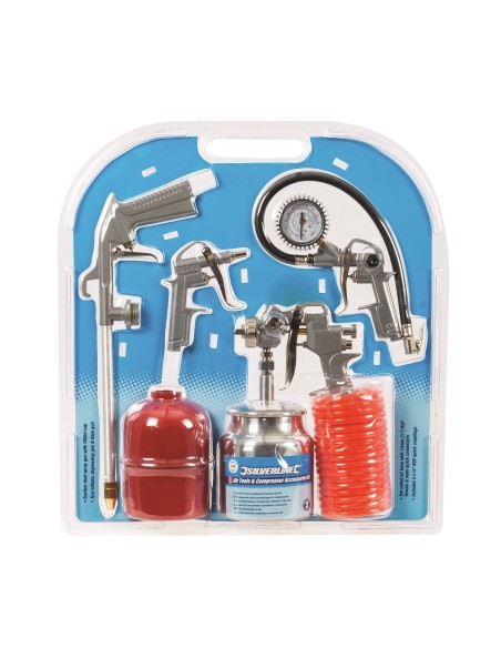 Coffret d'accessoires pour outils pneumatiques - Silverline