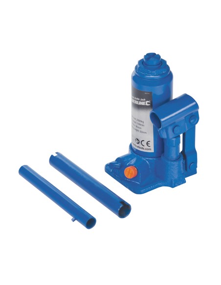 Cric bouteille hydraulique 2T - Silverline