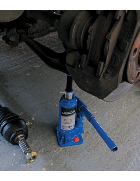 Cric bouteille hydraulique 2T - Silverline