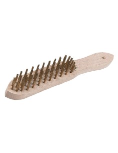 Brosse métallique laitonnée - Silverline