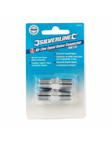 Coupleurs rapides à deux extrémités filetées - Silverline