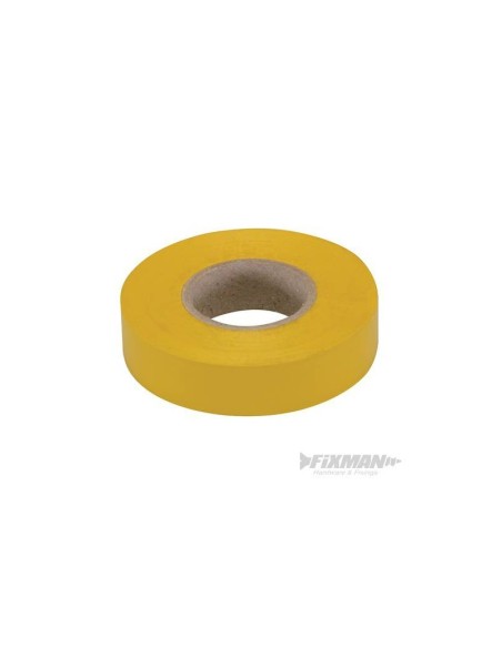 Ruban isolant 19 mm x 33 m - Fixman JAUNE