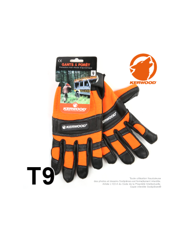 Gants forestier Kerwood protection main gauche...