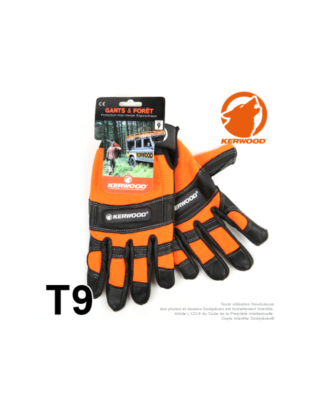 Gants forestier Kerwood protection main gauche Taille M / 9