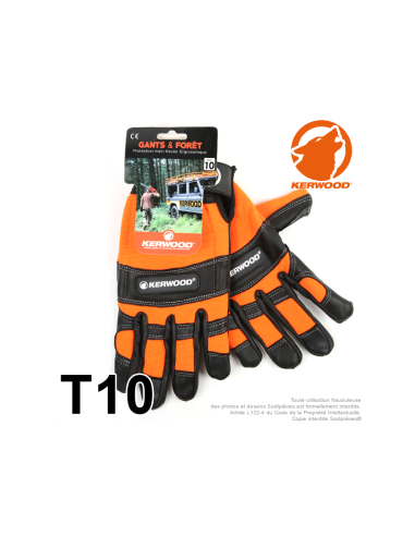 Gants forestier Kerwood protection main gauche...