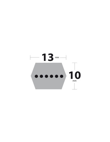 Courroie profil AA - Li 2024,6 mm 13 x 10 - AA79