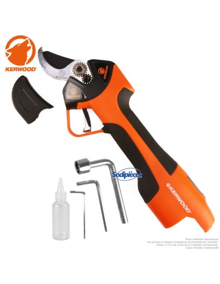 Sécateur électrique sans fil 14.4V sans batteries – Coupe jusqu’à 30 mm – KERWOOD