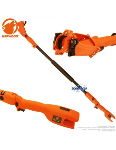 Perche télescopique compatible sécateur électrique et mini tronçonneuse – KERWOOD